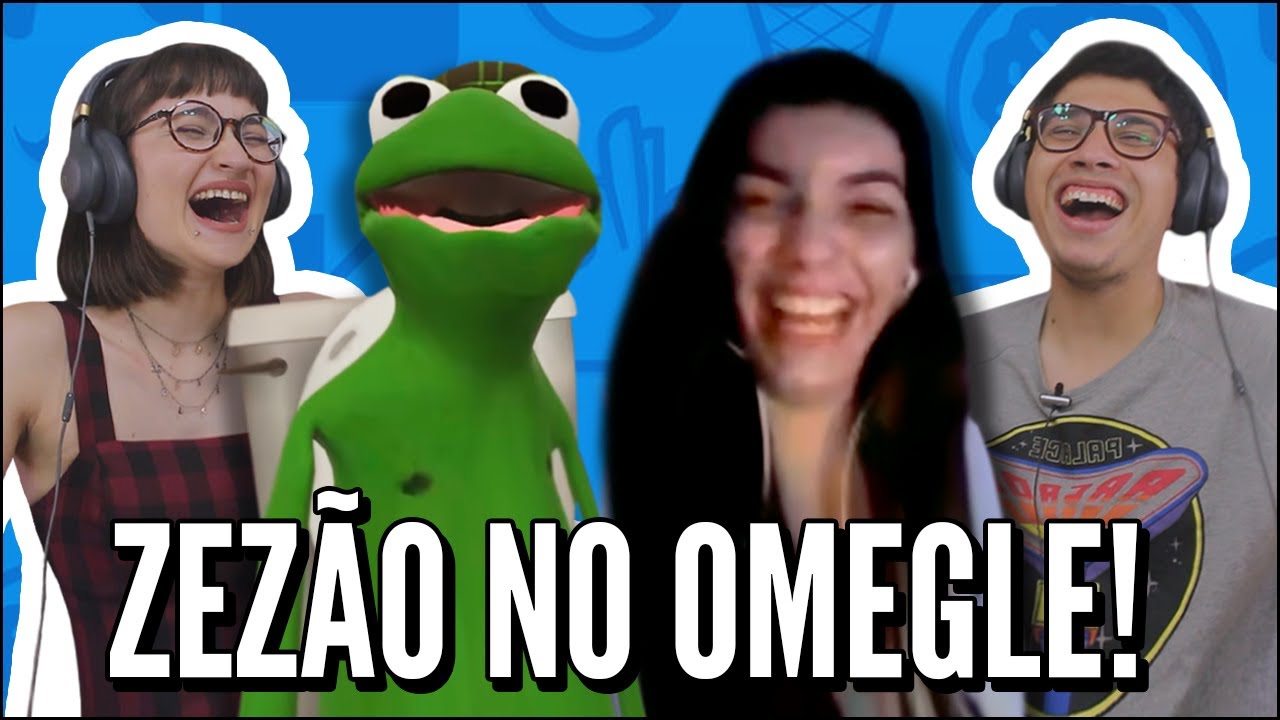 JOVENS REAGEM A ZEZÃO - CONTANDO PIADAS NO OMEGLE
