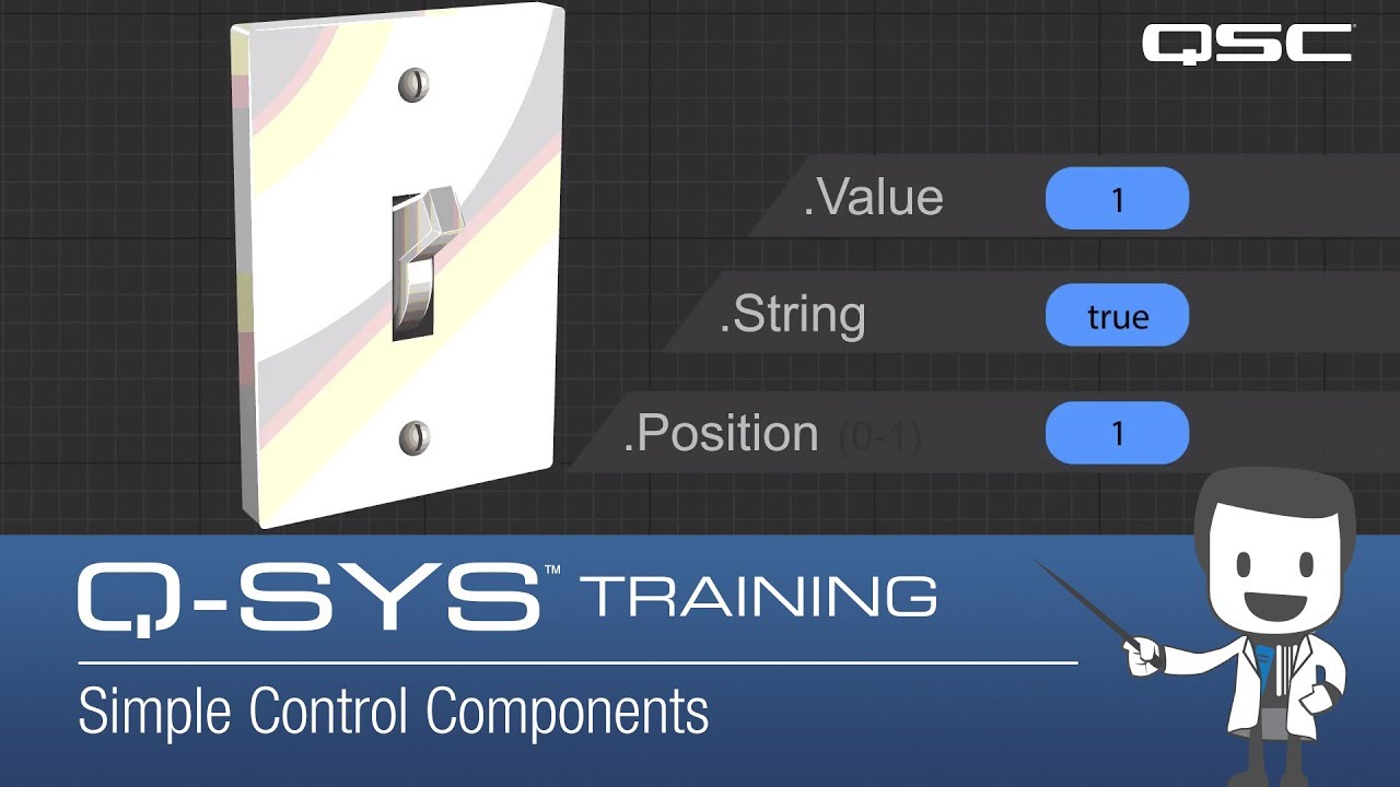 Q-SYS Control Training: Simple Control Components