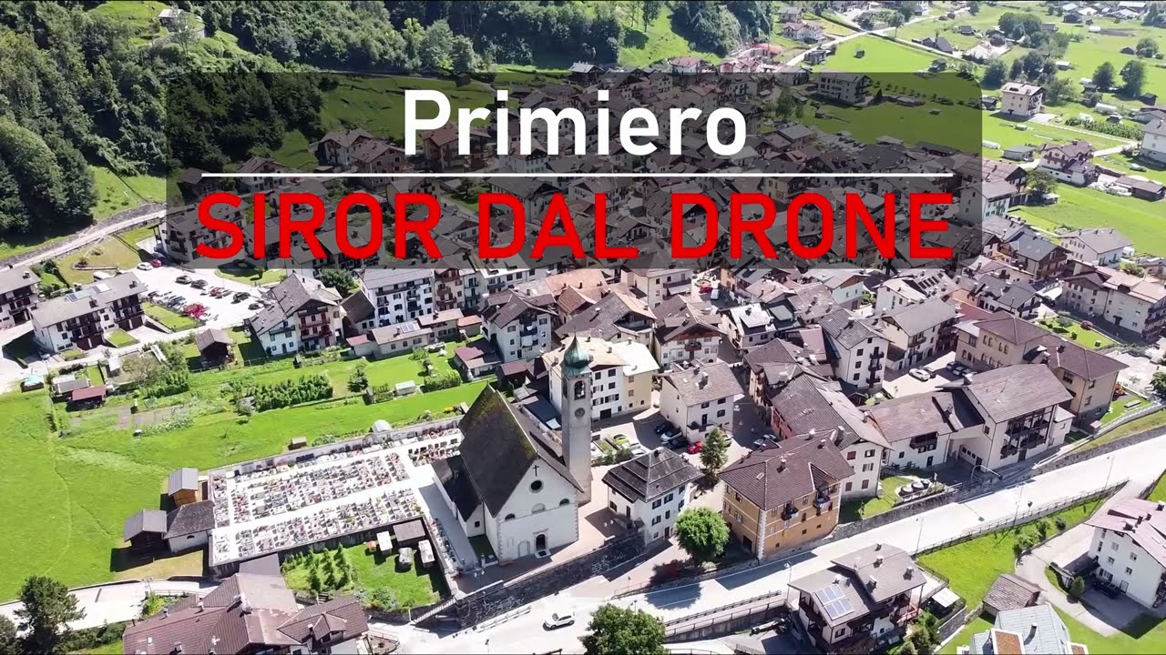 Siror tutto da scoprire - Paesino tra Fiera di Primiero e San Martino di Castrozza - DJI Mavic Mini