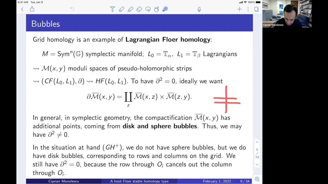 A knot Floer stable homotopy type, C.Manolescu (Stanford)