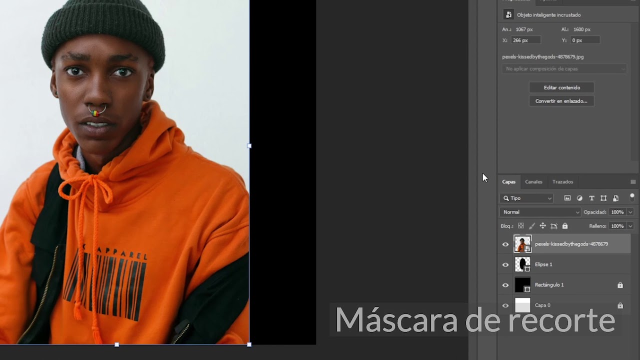 M&aacute;scaras de recorte en Photoshop