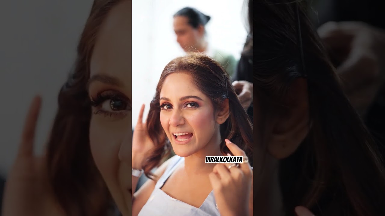 Trina Saha getting ready for the glamour shoot ! #tollywoodupdates #Trina