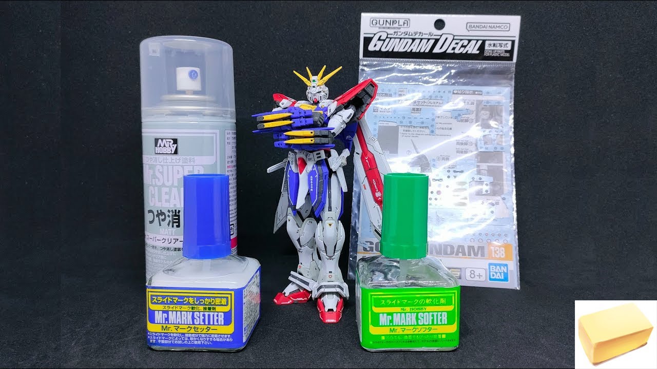 RG God Gundam | Applying Water Slide Decals and Top Coat