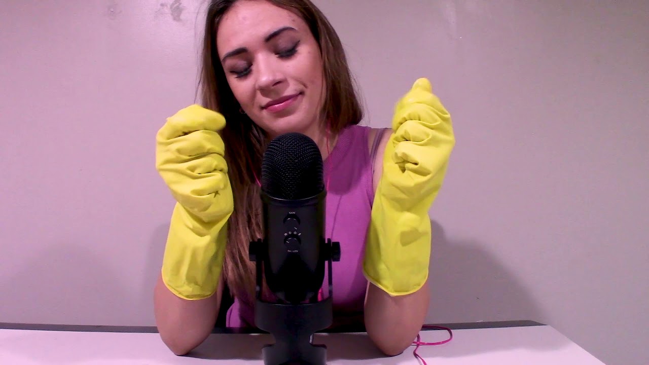 ASMR | RUBBER GLOVES| SMOKING|