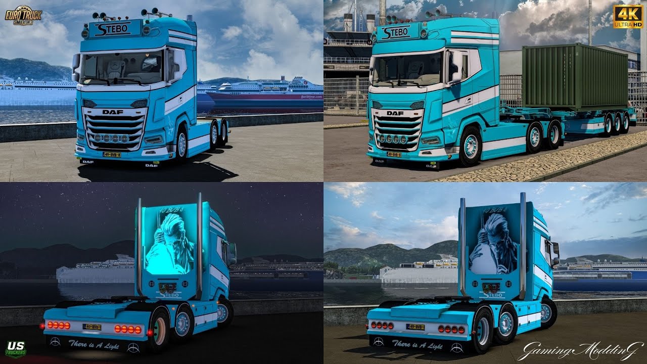 ETS2 1.57 | Realistic Driving | Stebo DAF XG + Container Trailer | POV 4K | #ets2
