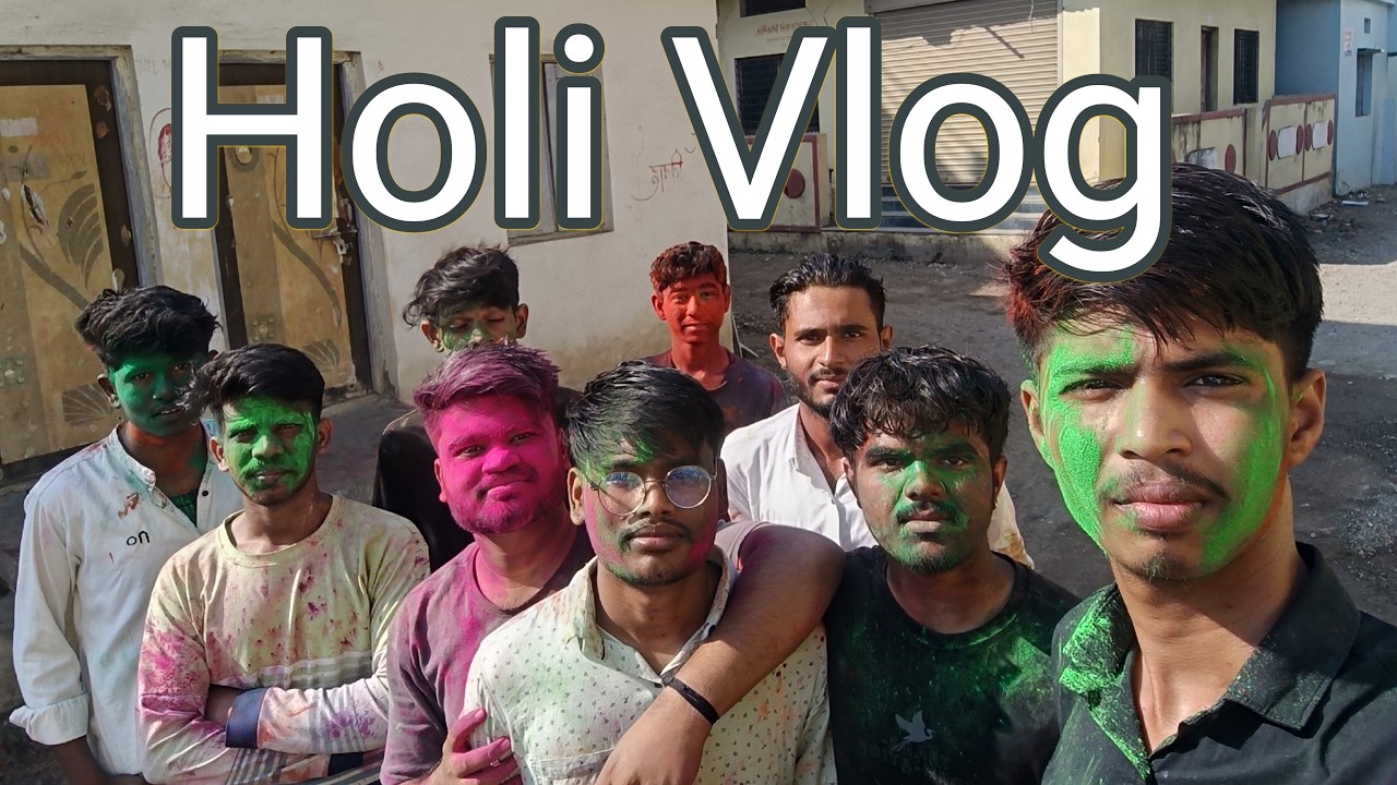 Happy Holi Vlog 2026 🎨🔥 | Crazy Colors with Friends | Holi Celebration | Parth Playz
