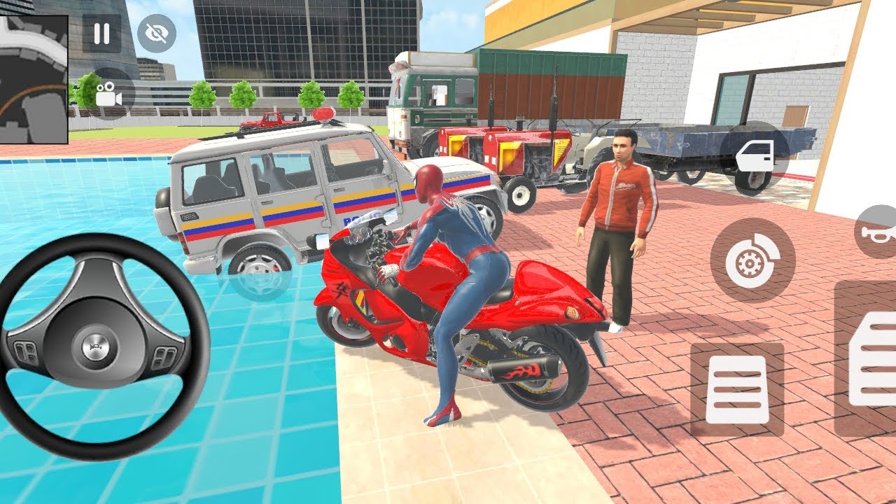 🚀 Car BikeGameFranklin ordered Indian super car And bike Driver A New lndianpolice suvgaming part 04