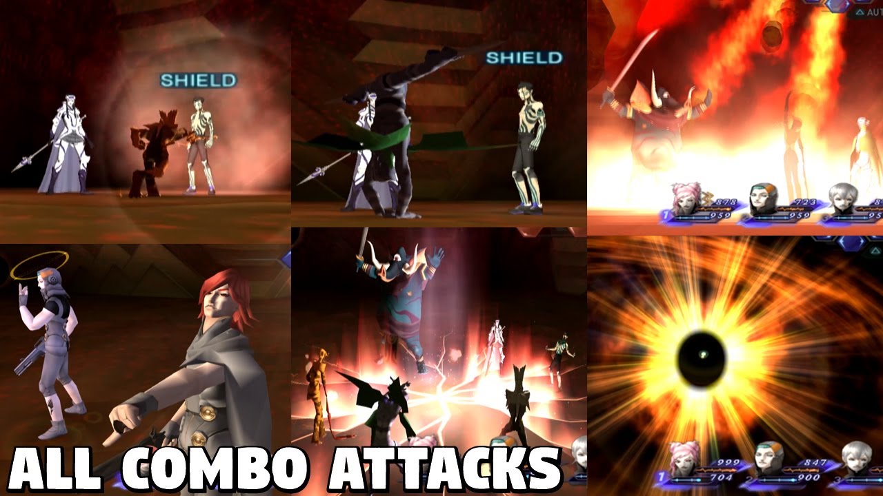 SMT Digital Devil Saga 1 - ALL Combo Attacks
