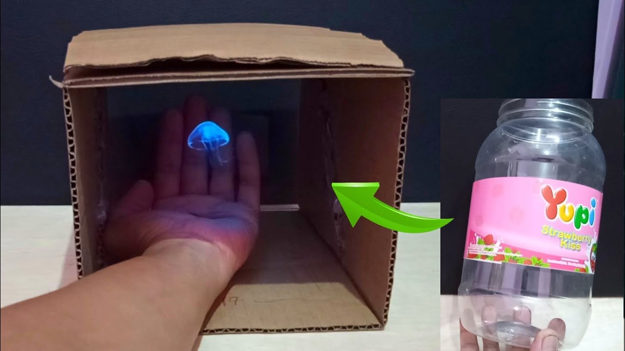 INI Seperti Nyata /KAMU Harus Tahu Ini cara membuat video hologram cuma dari Barang bekas