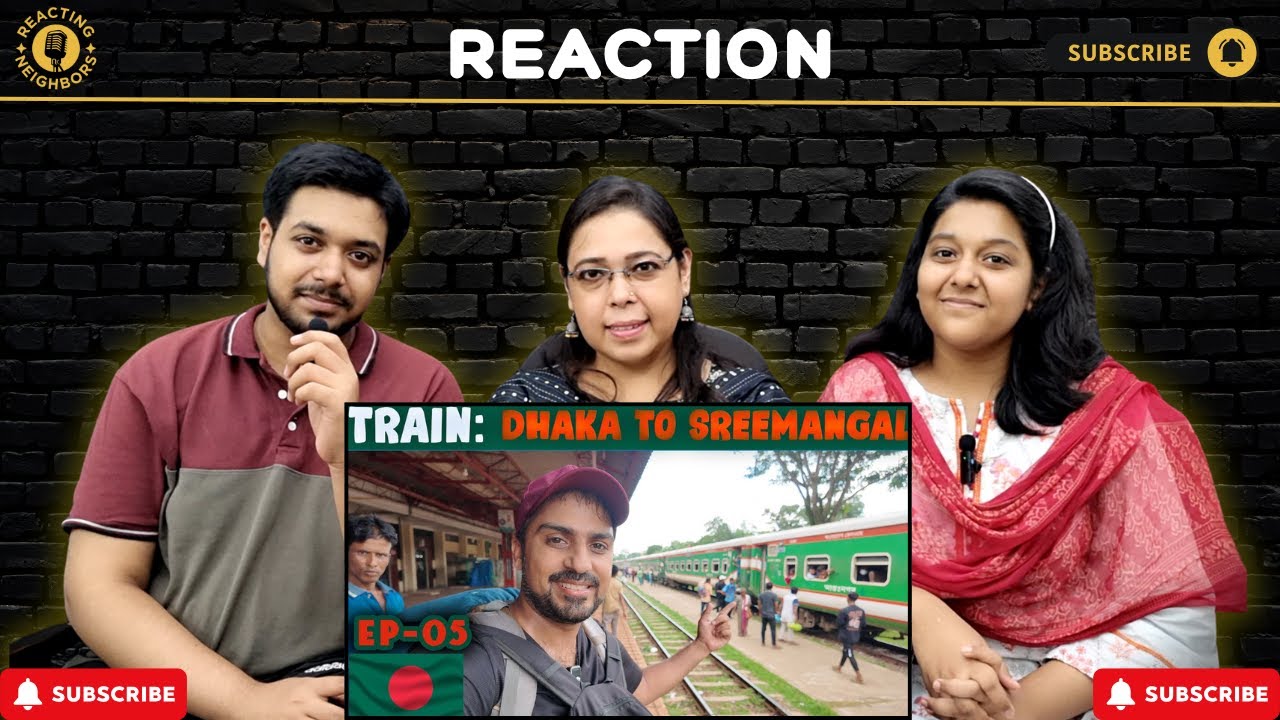 TRAIN EXPERIENCE from DHAKA to the NORTH - Tea Mountains | Reaction!