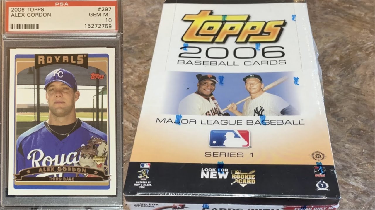 2006 TOPPS BASEBALL CARDS OPENING (ALEX GORDON RC ERROR SEARCH!) Throwback Thursday!