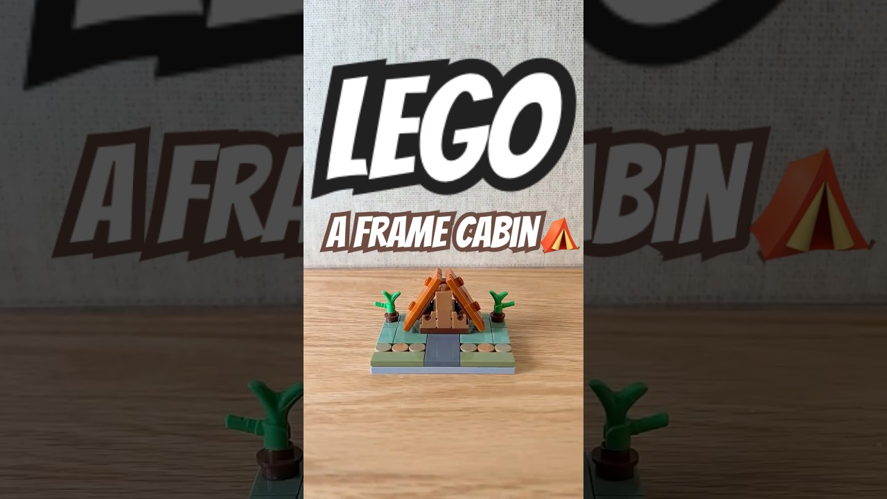 LEGO 21338 A-Frame Cabin #legoideas #legoarchitecture #legomoc #shorts