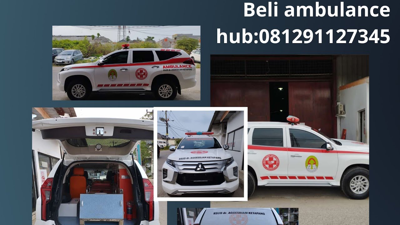 AMBULANCE 4X4 PAJERO SPORT/READY STOCK