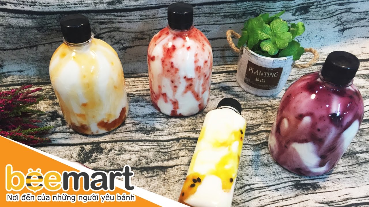 Hướng dẫn làm sữa chua uống hoa quả đơn giản tại nhà - BEEMART