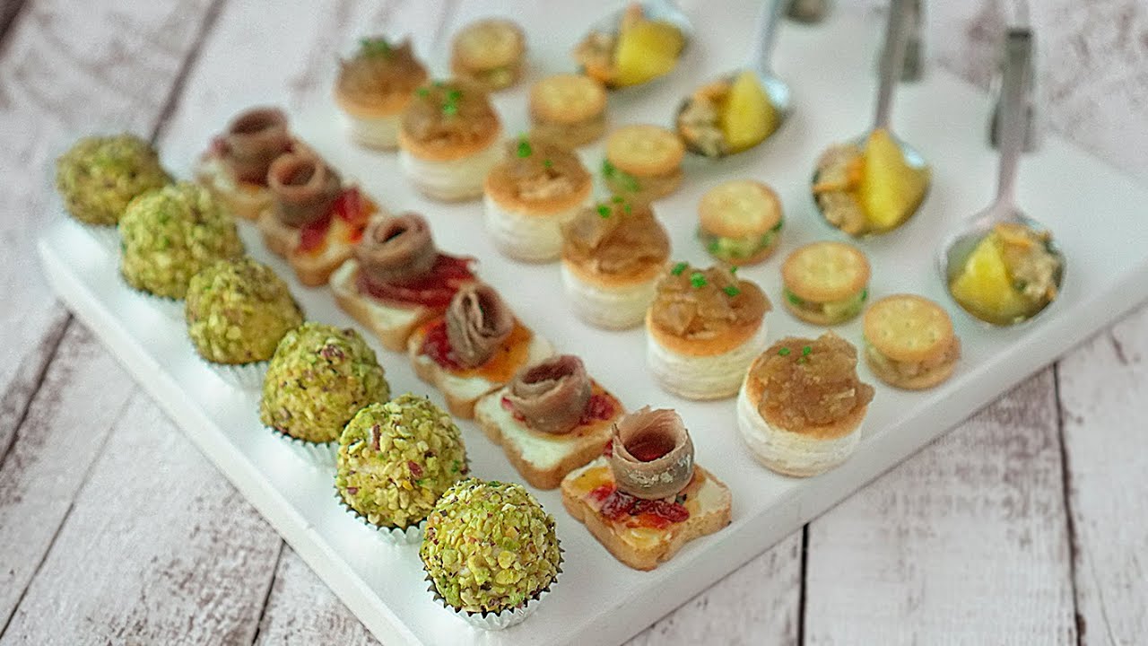5 canap&eacute;s f&aacute;ciles y r&aacute;pidos sin tener que cocinar