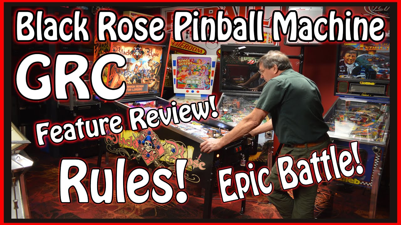 BLACK ROSE Pinball Machine ~ GRC Feature Review & Gameplay Battle!