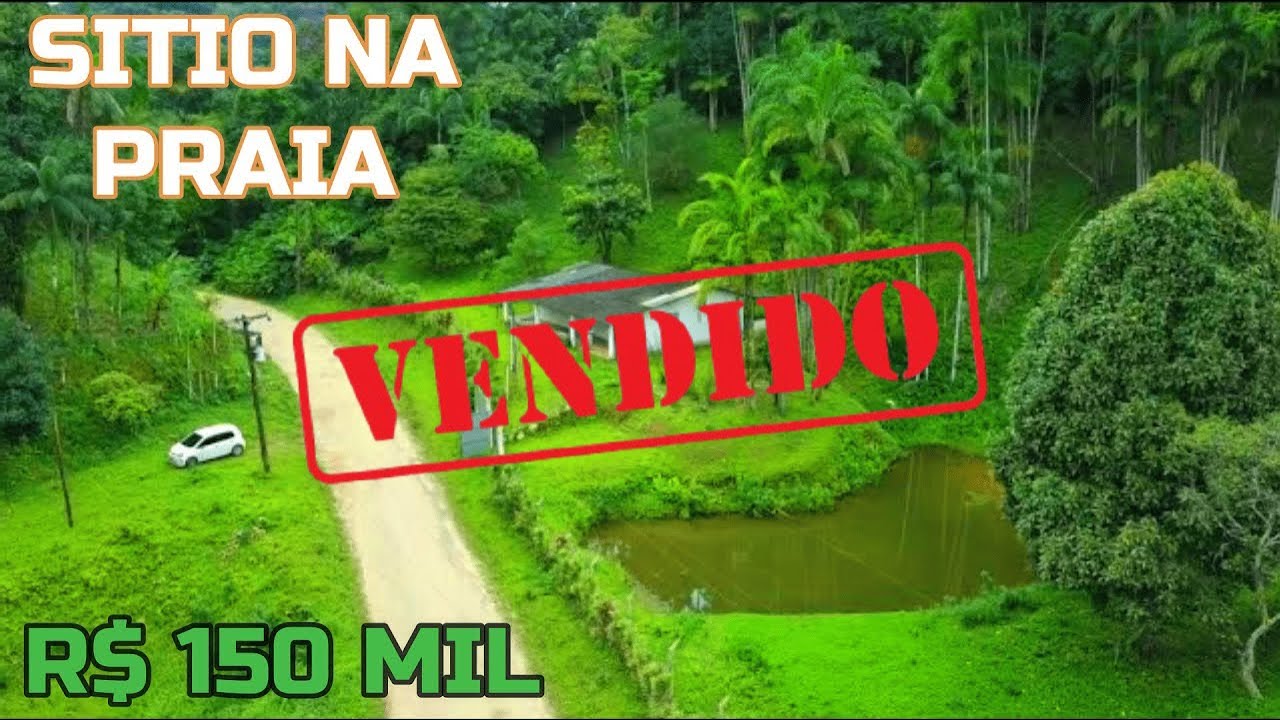 SITIO NA PRAIA DE PERUIBE-SP (litoral sul)ABAIXOU O PREÇO R$ 150 MIL BONUS VIDEO DO POÇO AZUL