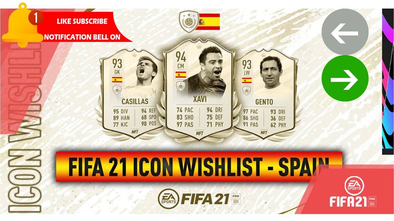 FIFA 21 Spain Icon Wishlist And Predictions For FIFA 21 Ultimate Team