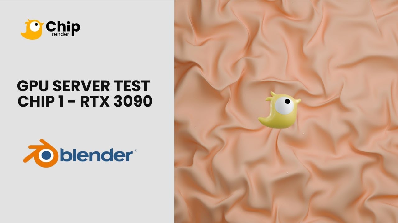Blender Cycles Rendering with CHIP 1 (1 x RTX 3090) | Chip Render Farm Tutorial