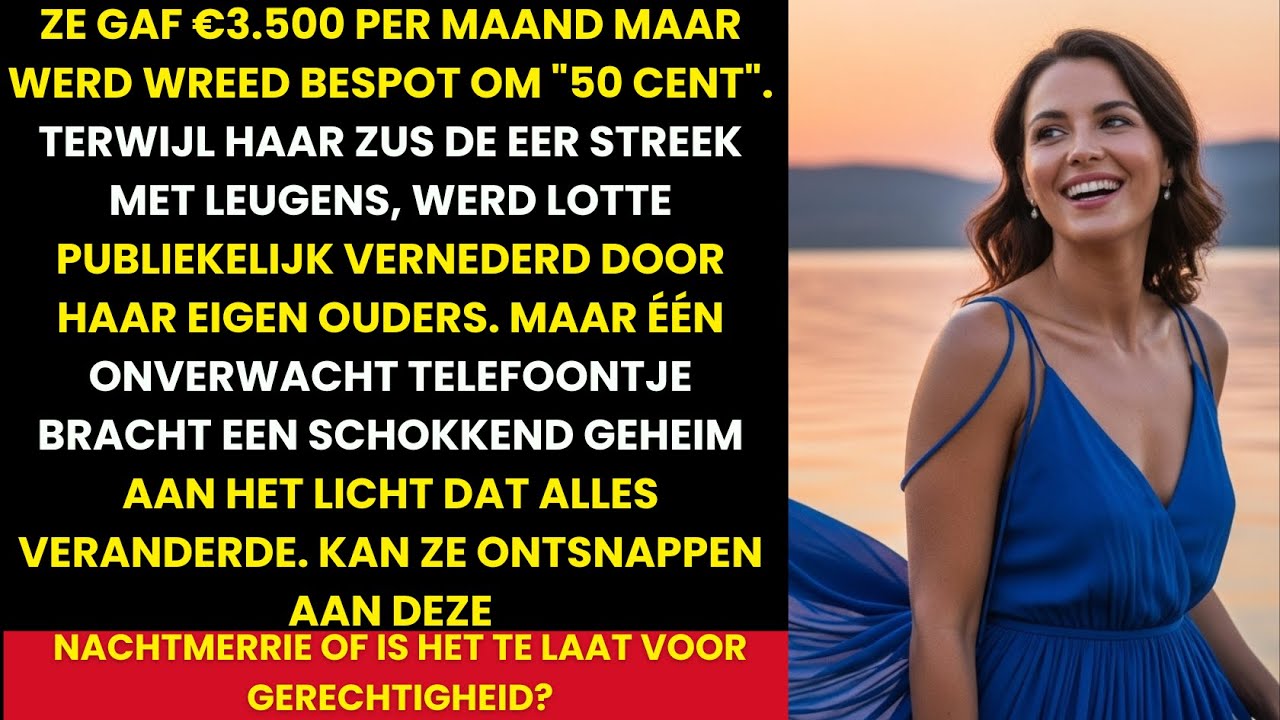 Ouders Gaven Zus Altijd Gelijk En Mij De Schuld. Dus Nam ik Een Esluit...|waargebeurd