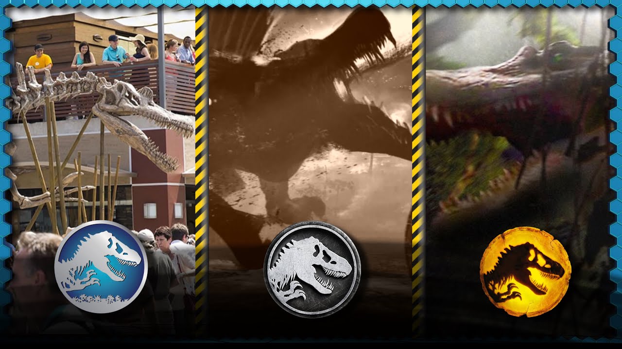 Der Spinosaurus in den 3 Jurassic World Filmen | 🦖Jurassic-Trivia