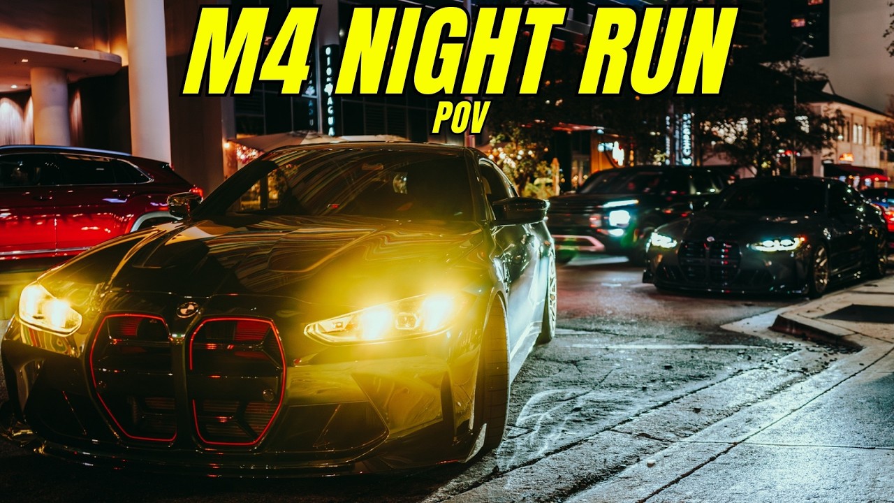 BMW M4 COMPETITION &ndash; FULL SEND NIGHT DRIVE POV