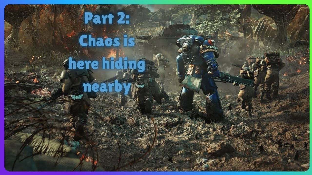 Warhammer 40K Space Marine II part 2: Chaos is hiding nearby (Live Q&A)