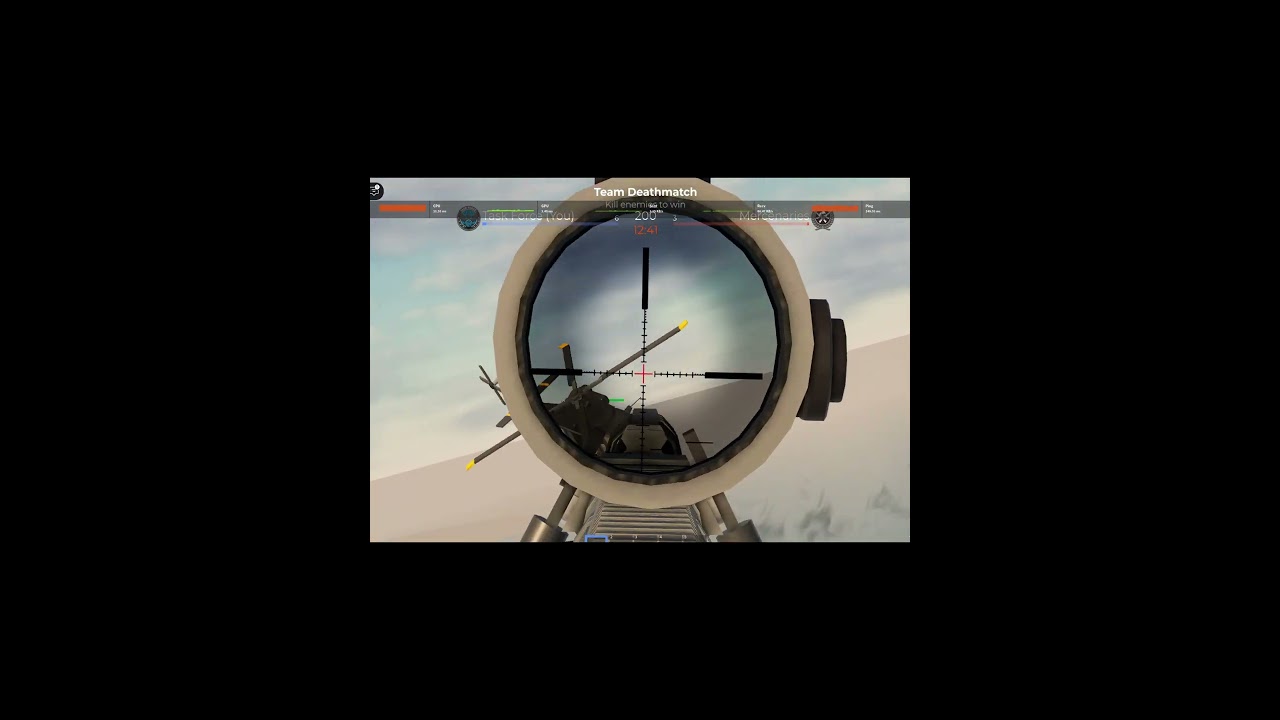 SHOT HIM OUT OF HIS HELICOPTER💀 #roblox #groundwar #warzone #shootergame  #gaming