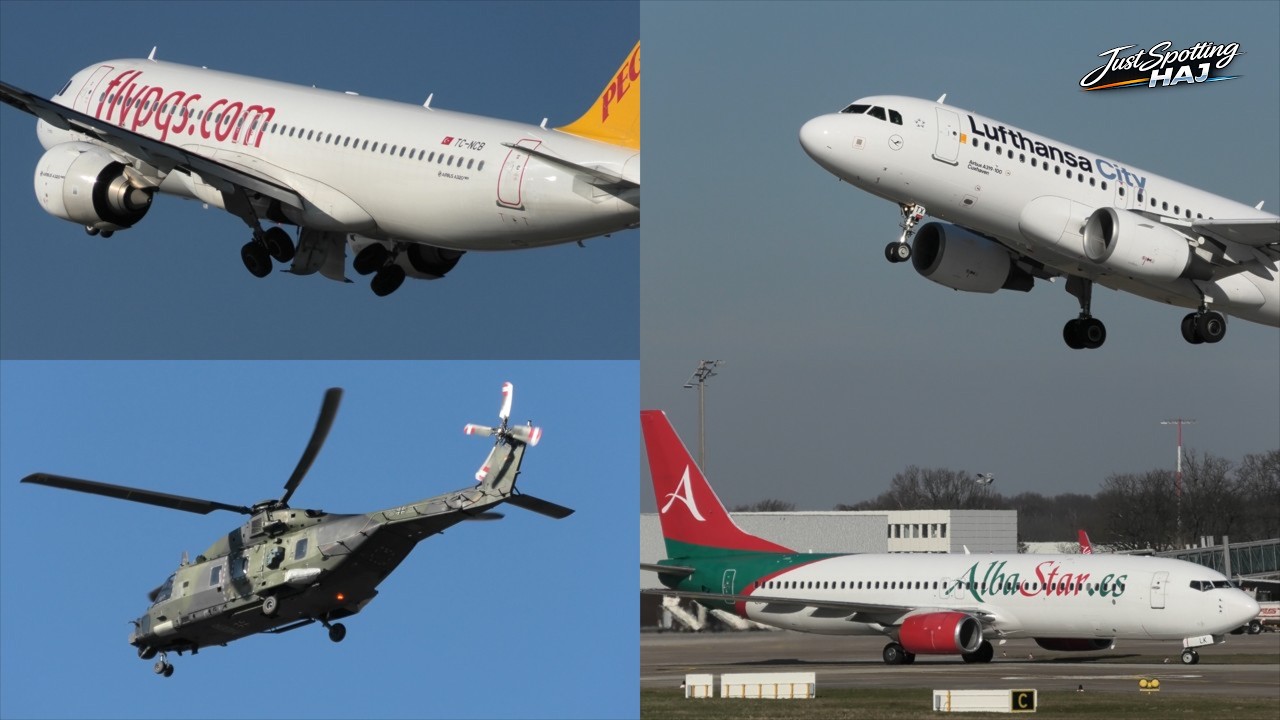 [4K] 30 min. Sunny Planespotting from Hanover Airport (HAJ) 03.03.26