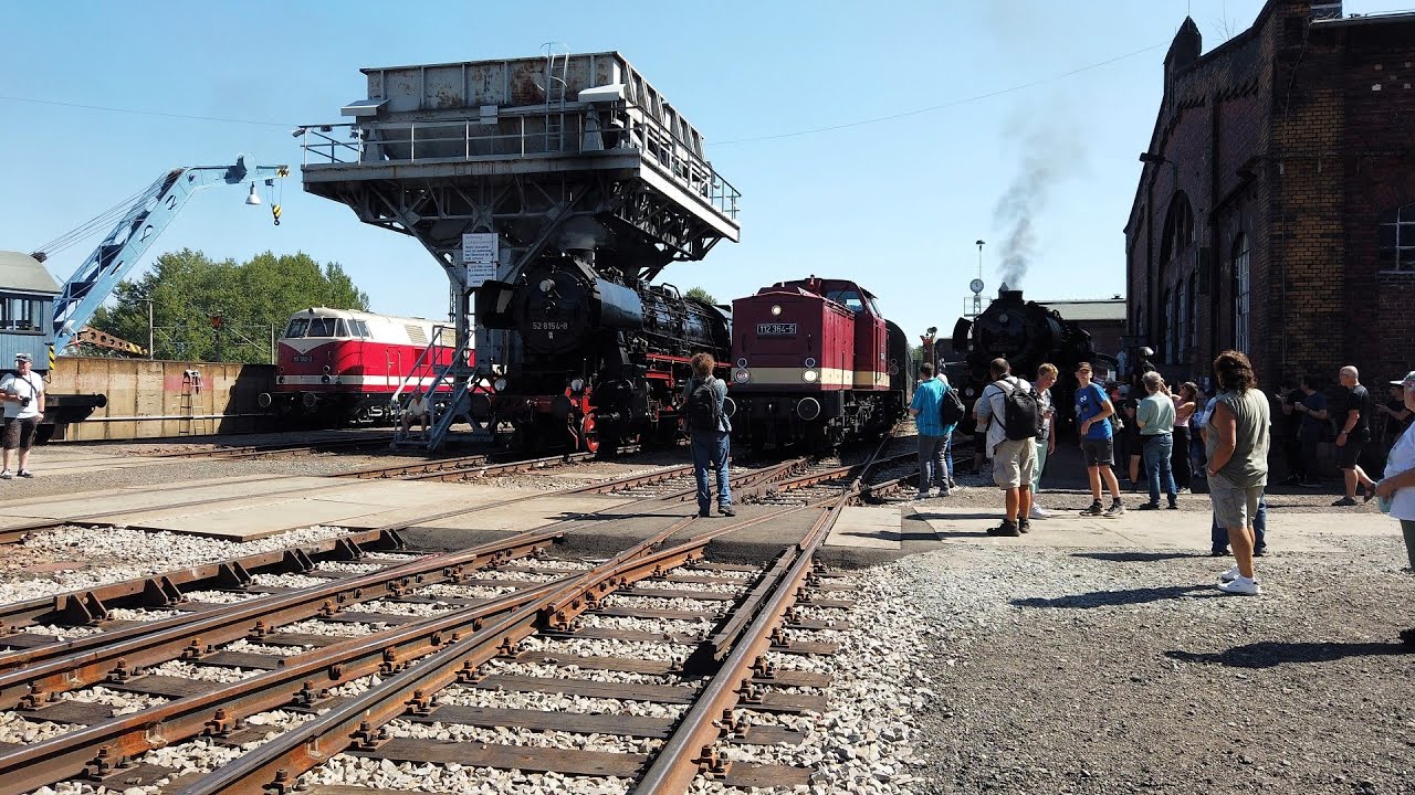 Eisenbahnmuseum Chemnitz Hilbersdorf - Heizhausfest - Teil 1 - 24.8.2024
