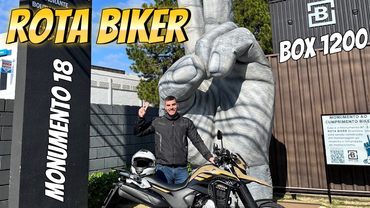 MONUMENTO 18 da ROTA BIKER | BOX 1200 em Jundiaí-SP | EP.1