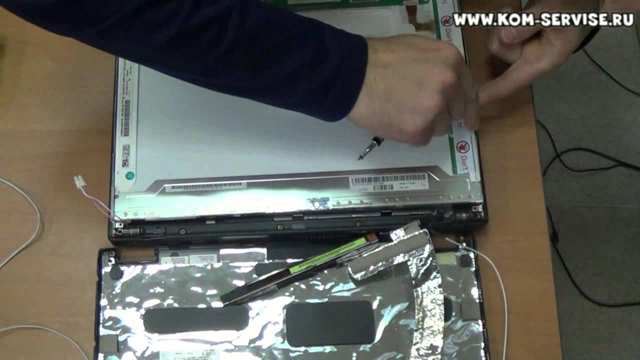 Замена матрицы ноутбука Dell Latitude 110L