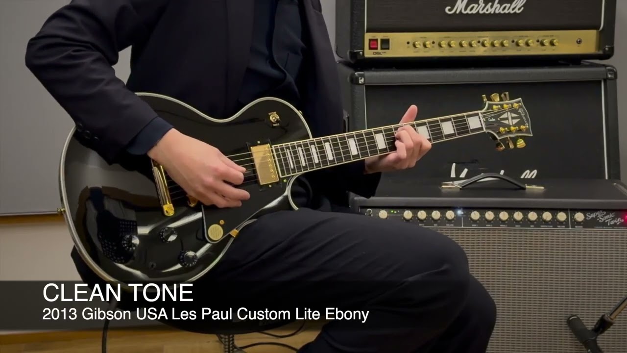 2013 Gibson USA Les Paul Custom Lite Ebony