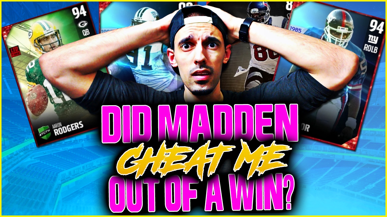 DID MADDEN 17 CHEAT ME OUT OF A WIN?! MADDEN 17 DRAFT CHAMPIONS