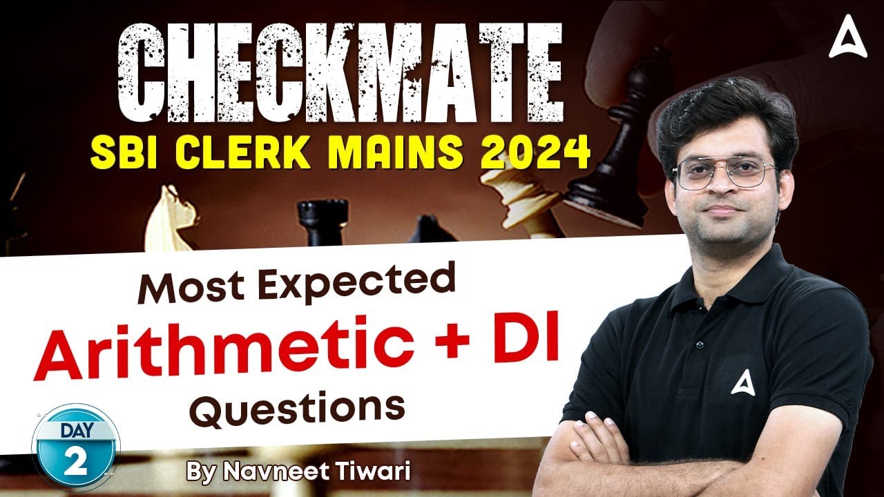 Checkmate SBI Clerk Mains 2023 | Most Expected Arithmetic Questions Class 2 | Maths by Navneet Sir