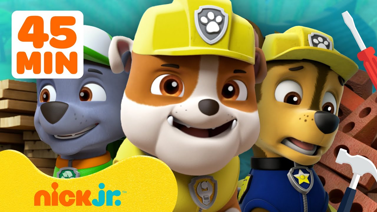 Paw Patrol - La Squadra dei Cuccioli | I MIGLIORI momenti di costruzione di Rubble | Nick Jr. Italia