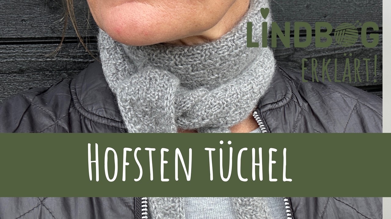 Knitting a Hofsten Scarf - Easy beginner project - perfect Sophie Scarf alternative