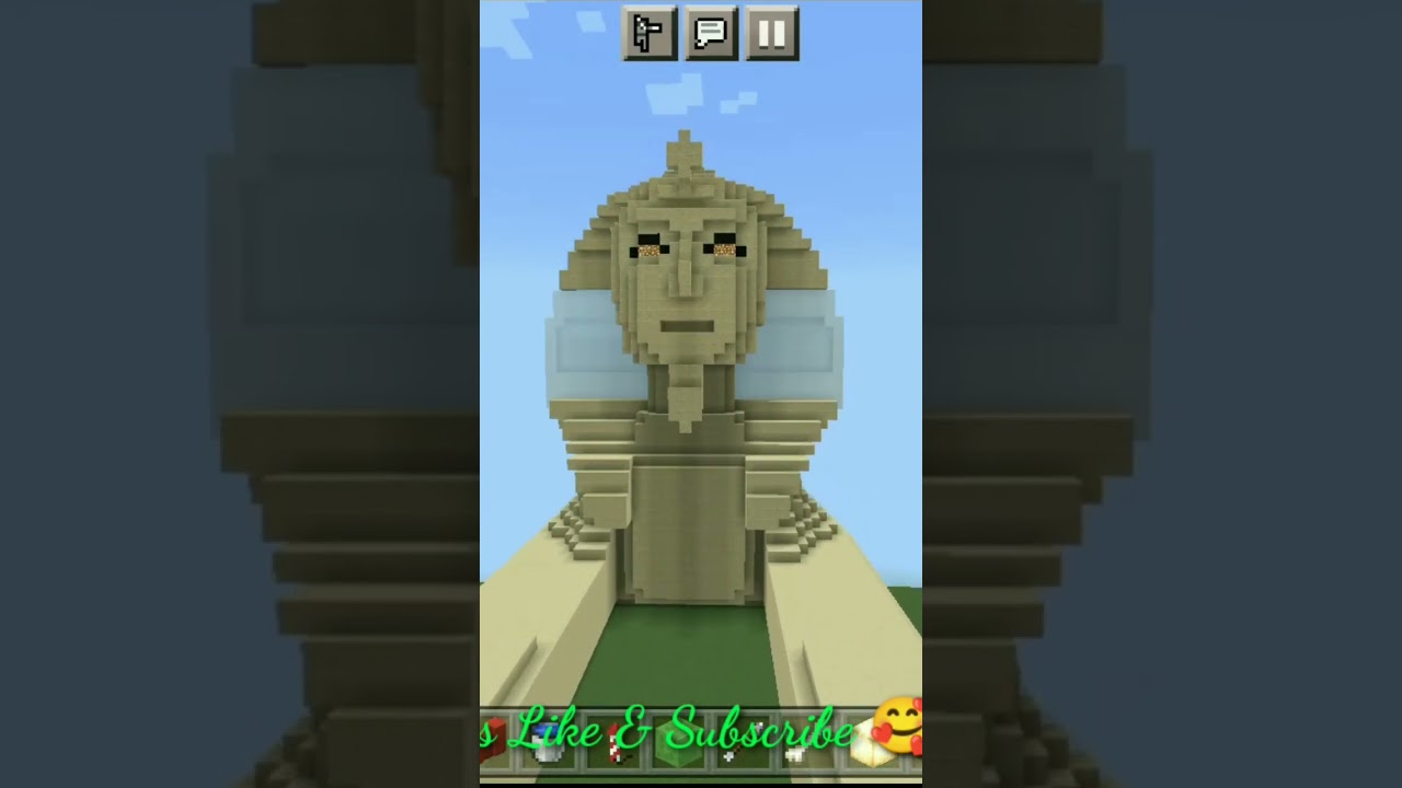 😱 Sphinx 🥰❤️ l Minecraft l #shorts @lam2.0 @TechnoGamerzOfficial