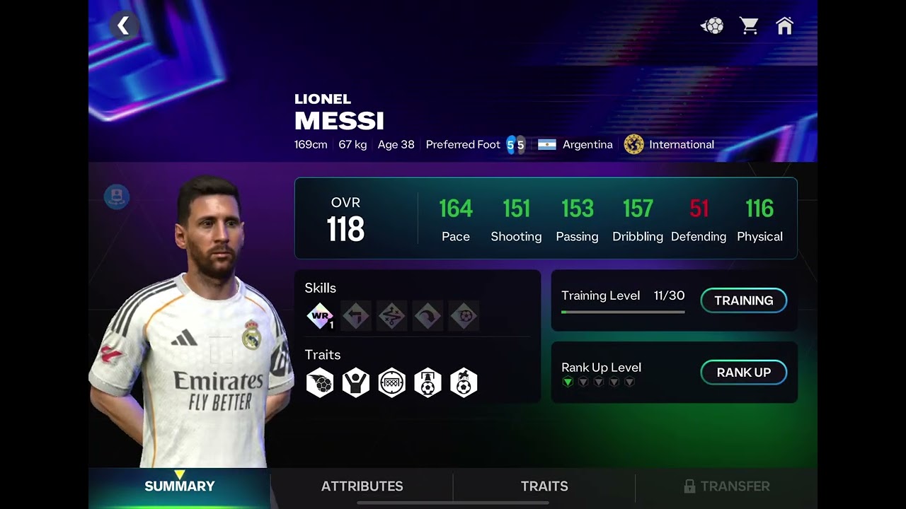 W Messi