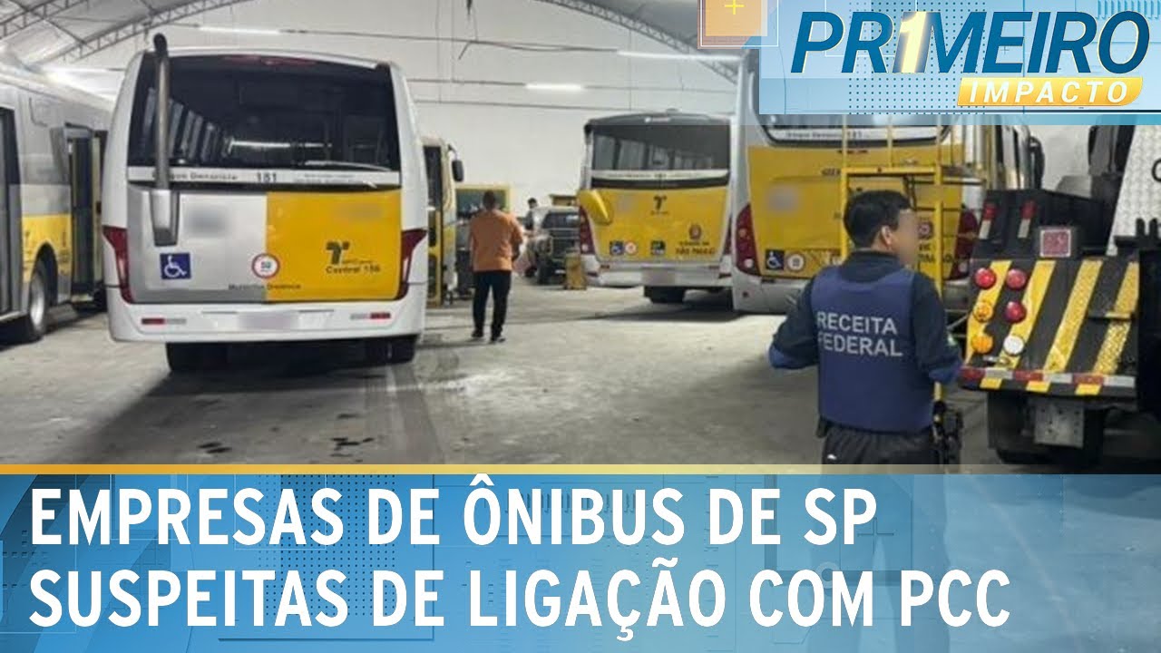 Empresas de ônibus suspeitas de ligação com PCC são alvo de operação | Primeiro Impacto (09/04/24)