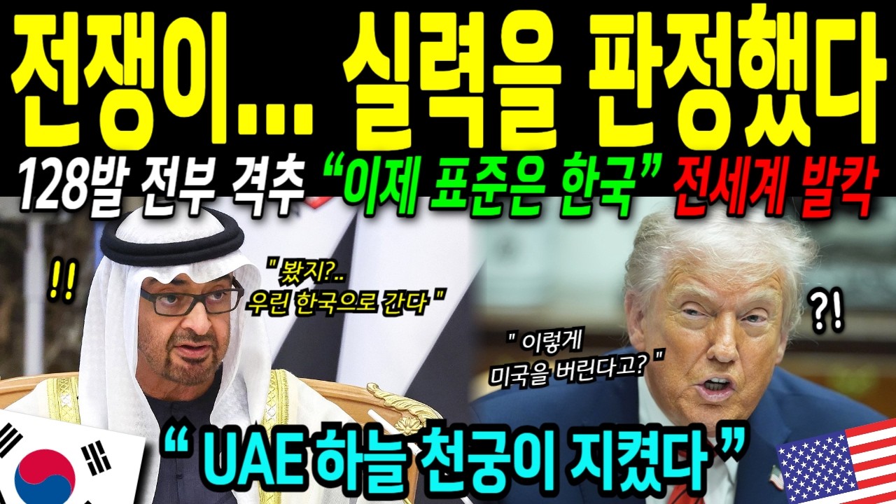 [해외감동사연] 미사일 128발이 날아온 밤… 다 뚫릴 줄 알았다. 그런데 '천궁'이 모두 막았다.. '미국-이란 전면전이 바꾼 방공의 기준'