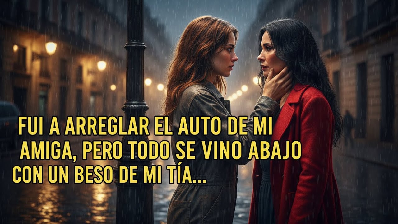 Fui a arreglar el auto de mi amiga, pero todo se vino abajo con un beso de mi tía...