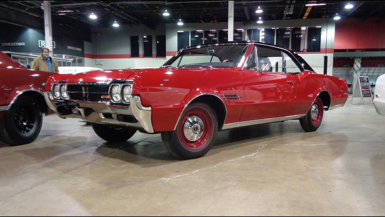 1966 Oldsmobile Olds 442 W-30 W30 Hardtop in Red & Engine Sounds on My Car Story with Lou Costabile
