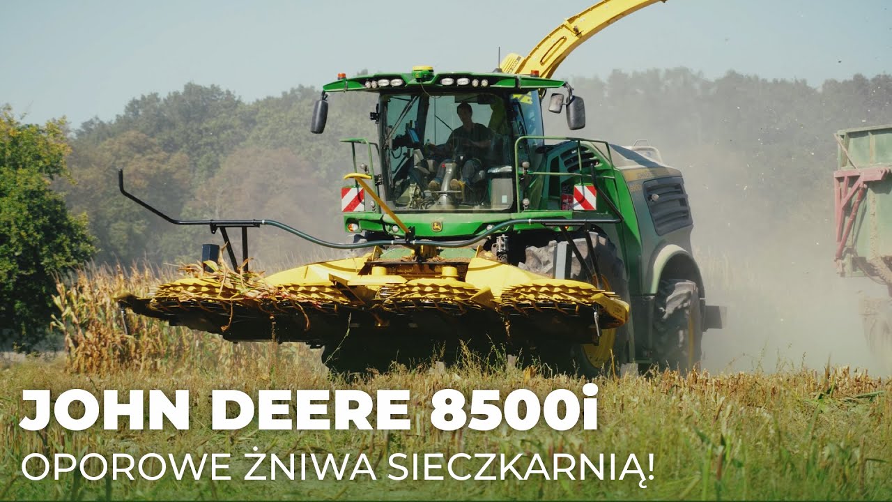 JOHN DEERE 8500i - kukurydza na sieczkę 2024! | Rolnik Na Czasie