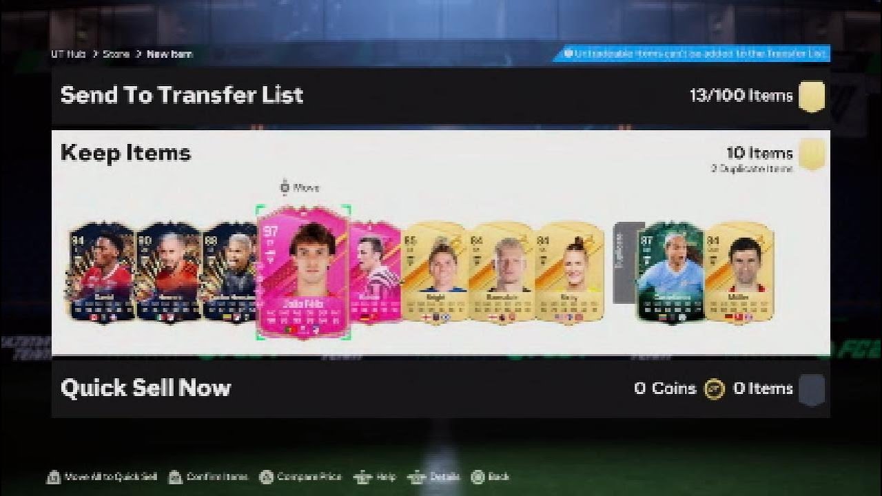 FC 24 - insane 84x10 Futties Pack