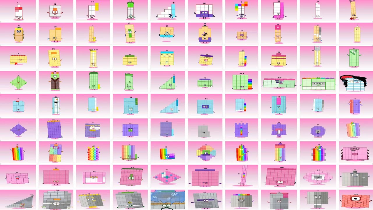 Sprunki OC Numberblocks 11 to 100 | Сборник Incredibox #sprunki #incredibox #numberblocks