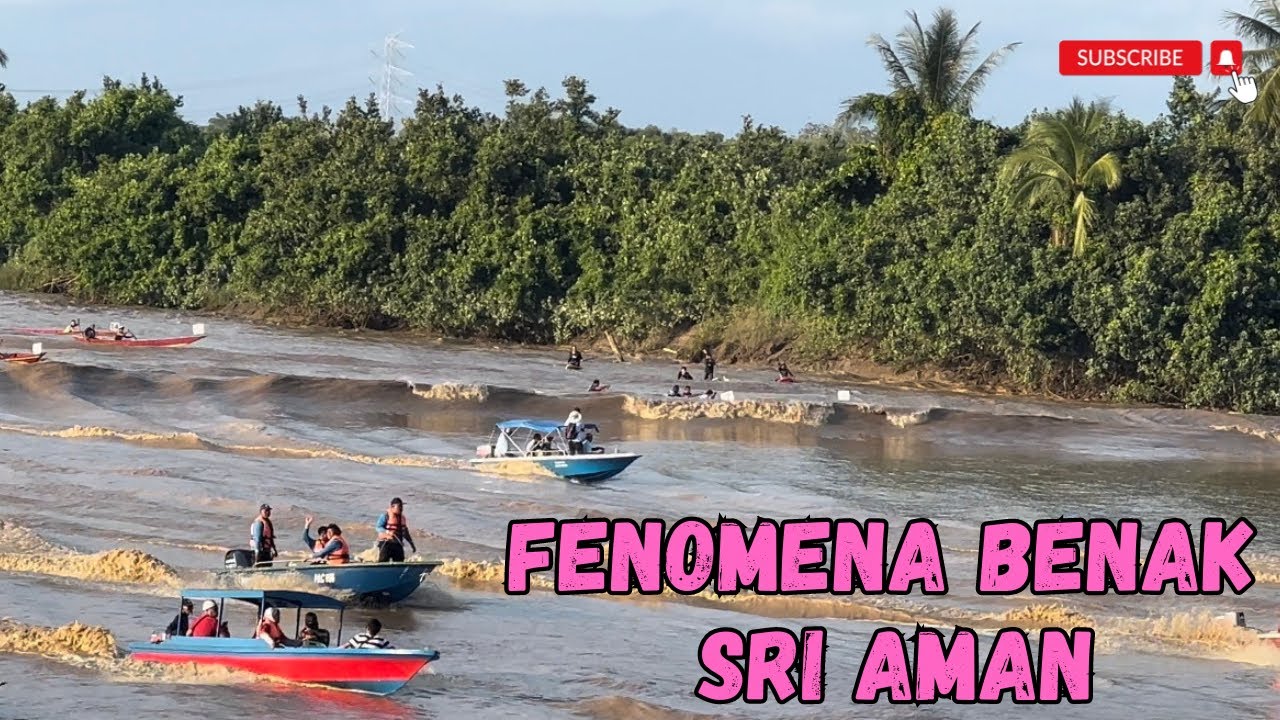 🔴 6.3M Tinggi Ombak Melanda Btg. Lupar, Sri Aman, Sarawak