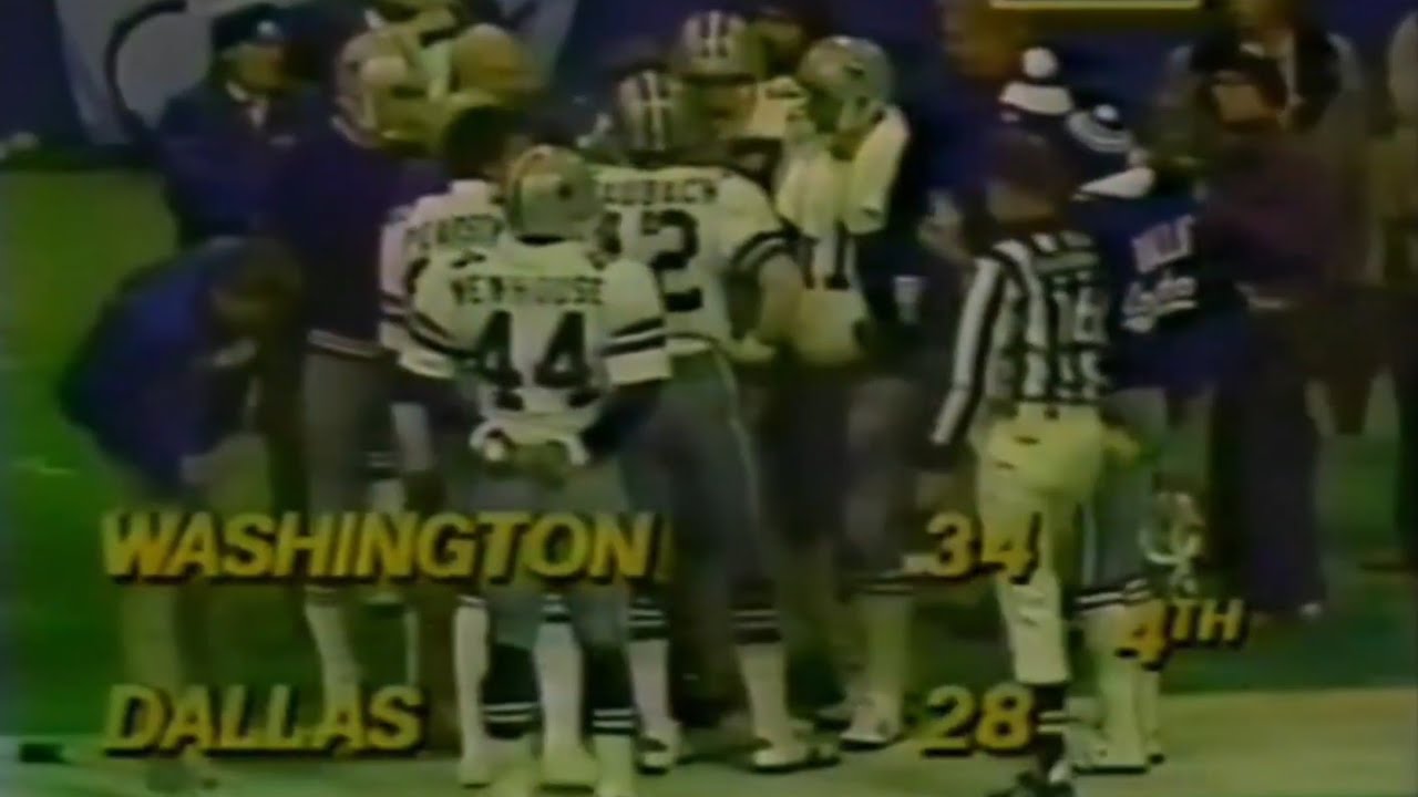 1979 Dallas Cowboys vs Washington Redskins Week 16 (Broadcast+Pat Summerall Commentary)