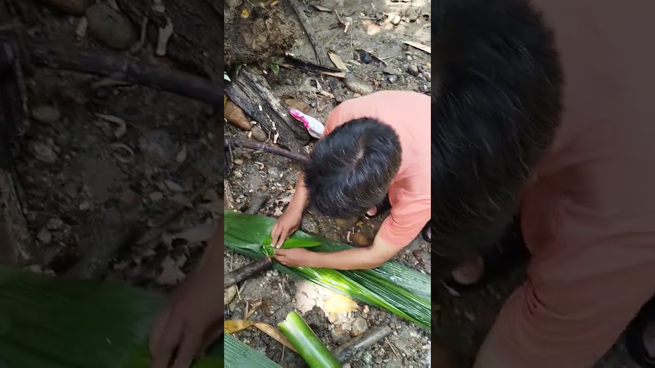BEST WAY TO COOK BAMBOO RICE RECIPE  IN JUNGLE☺☺☺☺🤤🤤🤤