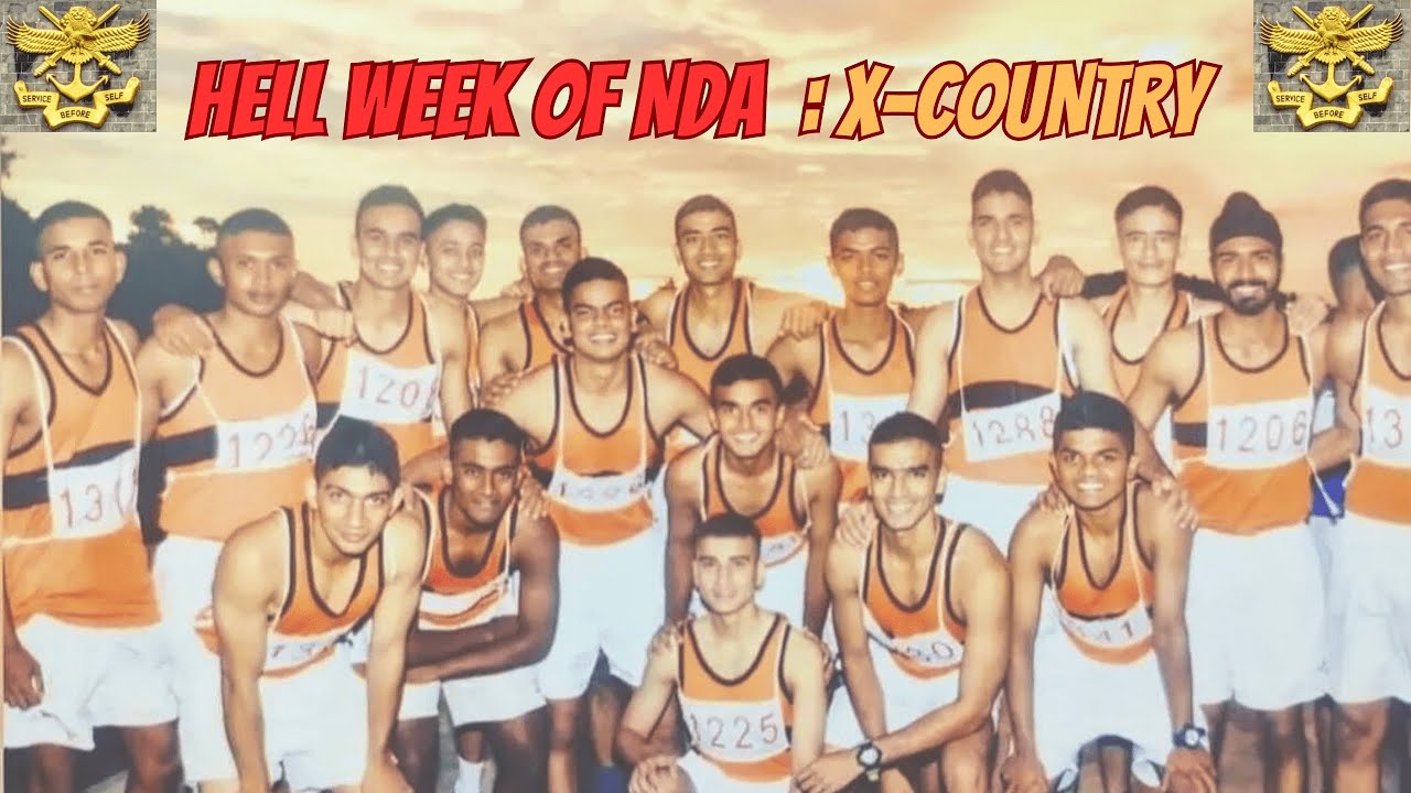 Cross-country event at NDA #nda #army #upsc #motivation